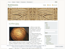 Tablet Screenshot of egittologia.wordpress.com