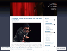 Tablet Screenshot of londoncomedyscene.wordpress.com