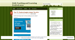 Desktop Screenshot of irishteachingandlearningfestival.wordpress.com