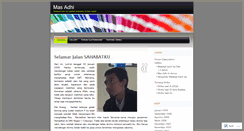 Desktop Screenshot of adhisaputra.wordpress.com