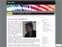 Tablet Screenshot of adhisaputra.wordpress.com