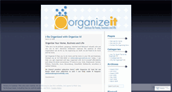 Desktop Screenshot of organizeitindy.wordpress.com