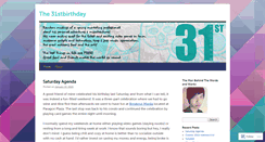 Desktop Screenshot of 31stbirthday.wordpress.com