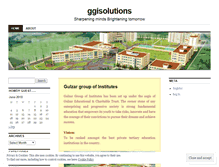 Tablet Screenshot of ggisolutions.wordpress.com