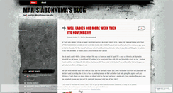 Desktop Screenshot of marisiabonnema.wordpress.com