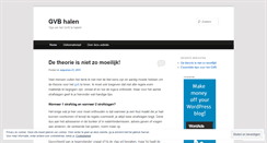 Desktop Screenshot of gvbhalen.wordpress.com