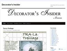 Tablet Screenshot of decoratorsinsider.wordpress.com