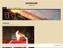 Tablet Screenshot of johndonald.wordpress.com