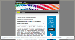 Desktop Screenshot of lospajareros.wordpress.com