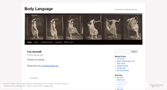 Desktop Screenshot of bodylanguagejournal.wordpress.com