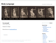 Tablet Screenshot of bodylanguagejournal.wordpress.com
