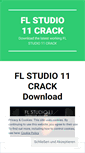 Mobile Screenshot of flstudio11crackdownload.wordpress.com