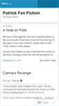 Mobile Screenshot of patrickfanfic.wordpress.com