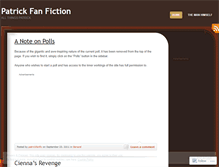 Tablet Screenshot of patrickfanfic.wordpress.com