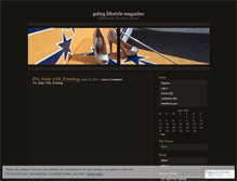 Tablet Screenshot of gabyglifestyle.wordpress.com