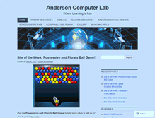 Tablet Screenshot of andersoncomputerlab.wordpress.com