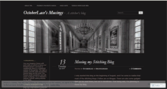 Desktop Screenshot of octoberlace.wordpress.com