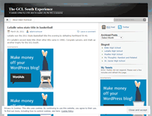 Tablet Screenshot of gclsouthexperience.wordpress.com
