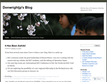 Tablet Screenshot of donwrightjp.wordpress.com