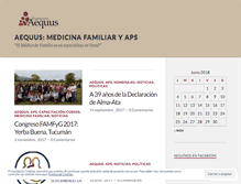 Tablet Screenshot of fundacionaequus.wordpress.com