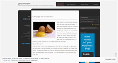 Desktop Screenshot of gustavonism.wordpress.com