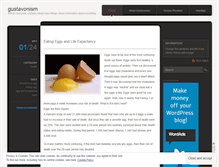 Tablet Screenshot of gustavonism.wordpress.com