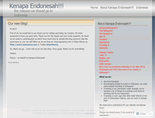 Tablet Screenshot of kenapaendonesah.wordpress.com