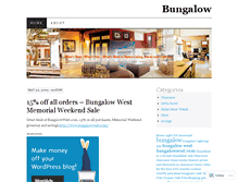 Tablet Screenshot of bungalowwest.wordpress.com