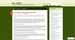 Desktop Screenshot of byesight.wordpress.com