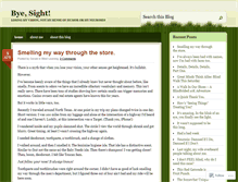 Tablet Screenshot of byesight.wordpress.com