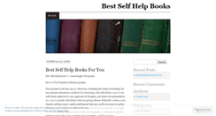 Desktop Screenshot of getbestselfhelpbooks.wordpress.com