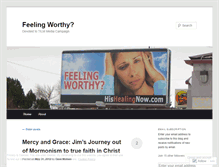 Tablet Screenshot of hishealingnow.wordpress.com