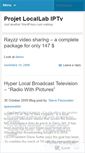Mobile Screenshot of locallabiptv.wordpress.com
