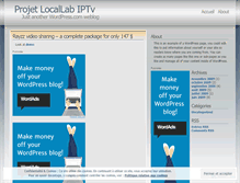 Tablet Screenshot of locallabiptv.wordpress.com