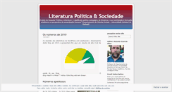 Desktop Screenshot of literaturapolitica.wordpress.com