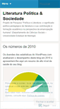 Mobile Screenshot of literaturapolitica.wordpress.com