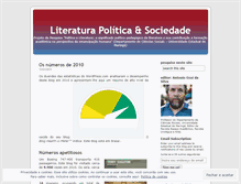 Tablet Screenshot of literaturapolitica.wordpress.com