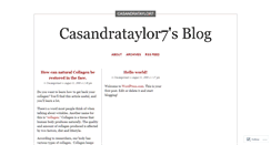 Desktop Screenshot of casandrataylor7.wordpress.com