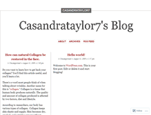 Tablet Screenshot of casandrataylor7.wordpress.com