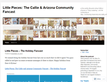 Tablet Screenshot of calliearizonafancast.wordpress.com