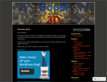 Tablet Screenshot of boom3d.wordpress.com