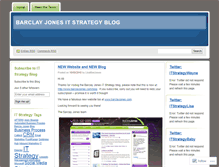 Tablet Screenshot of barclayjones.wordpress.com