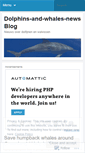 Mobile Screenshot of dolphinsandwhalesnews.wordpress.com