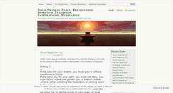 Desktop Screenshot of prayingplace.wordpress.com