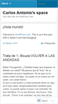 Mobile Screenshot of carlosbouzapol.wordpress.com