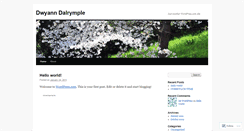 Desktop Screenshot of dalrymple11.wordpress.com