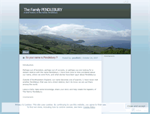 Tablet Screenshot of pendle01.wordpress.com