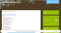 Desktop Screenshot of ninikrenz.wordpress.com