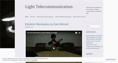 Desktop Screenshot of lighttelecommunication.wordpress.com