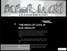 Tablet Screenshot of paperbackleatherbound.wordpress.com